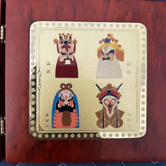 Collection China Wood Decor Facial Makeup In Traditional Chinese Operas - Picture 10 of 15